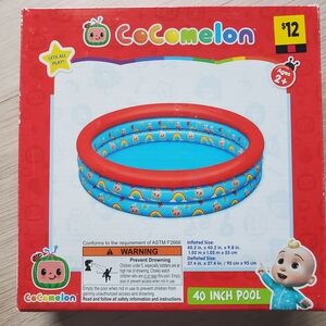 CoComelon Red and Blue Inflatable Pool